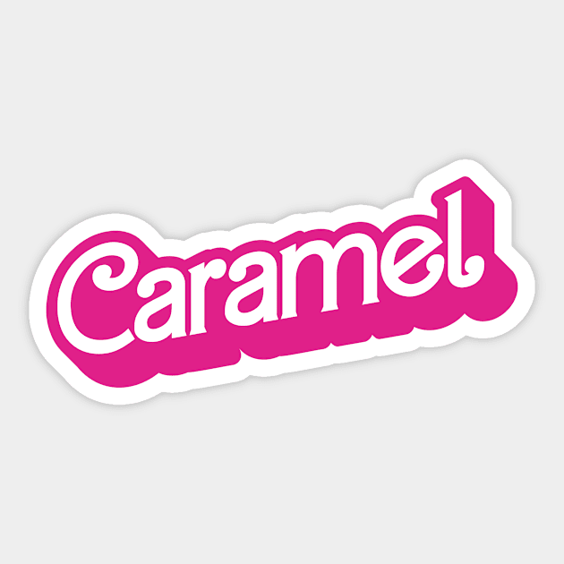 Caramel Sticker by Kevin Adams Designs